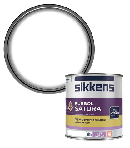 Sikkens Rubbol Satura Plus Paint - 1 Litre - White