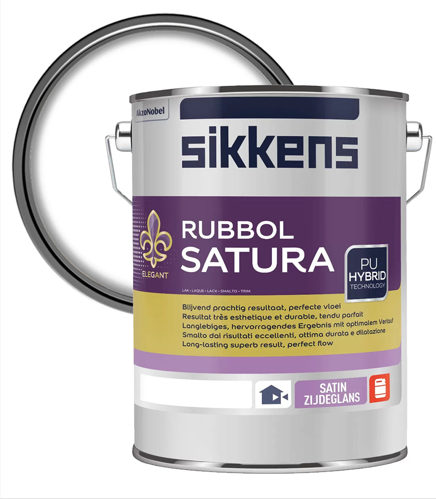 Sikkens Rubbol Satura Plus Paint - 5 Litre - White