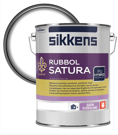 Sikkens Rubbol Satura Plus Paint - 5 Litre - White