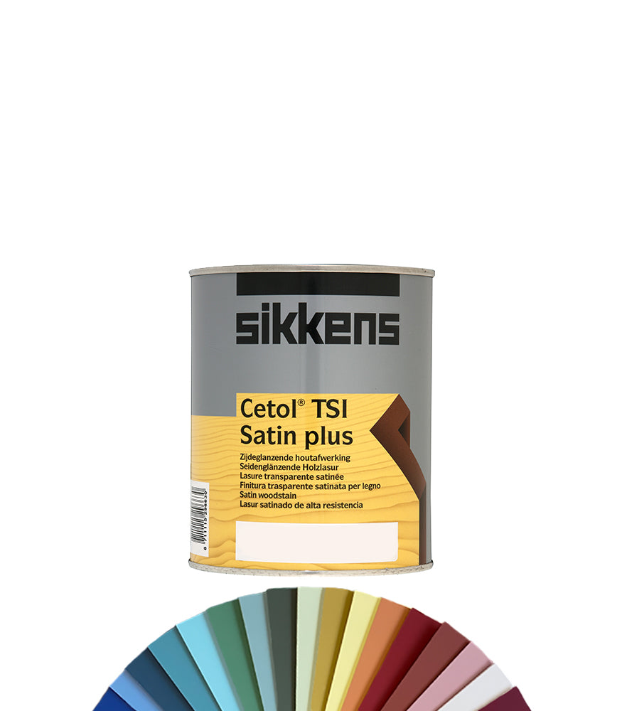 Sikkens Cetol TSI Satin Plus Woodstain - 1 Litre - Tinted Colour