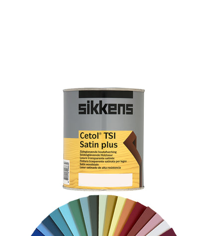 Sikkens Cetol TSI Satin Plus Woodstain - 1 Litre - Tinted Colour