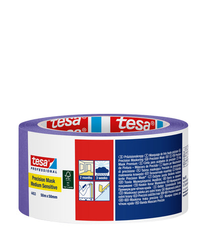Tesa Precision Masking Tape Medium Sensitive (2 Months) Purple - 50mm x 50m