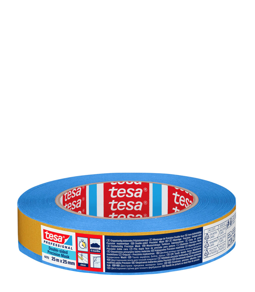 Tesa Professional 4470 Double Sided Precision Masking Tape - 25mm x 25m