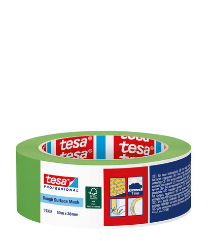 Tesa Rough Surface Masking Green - 38mm x 50m