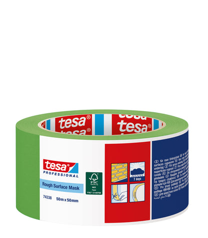Tesa Rough Surface Masking Green - 50mm x 50m