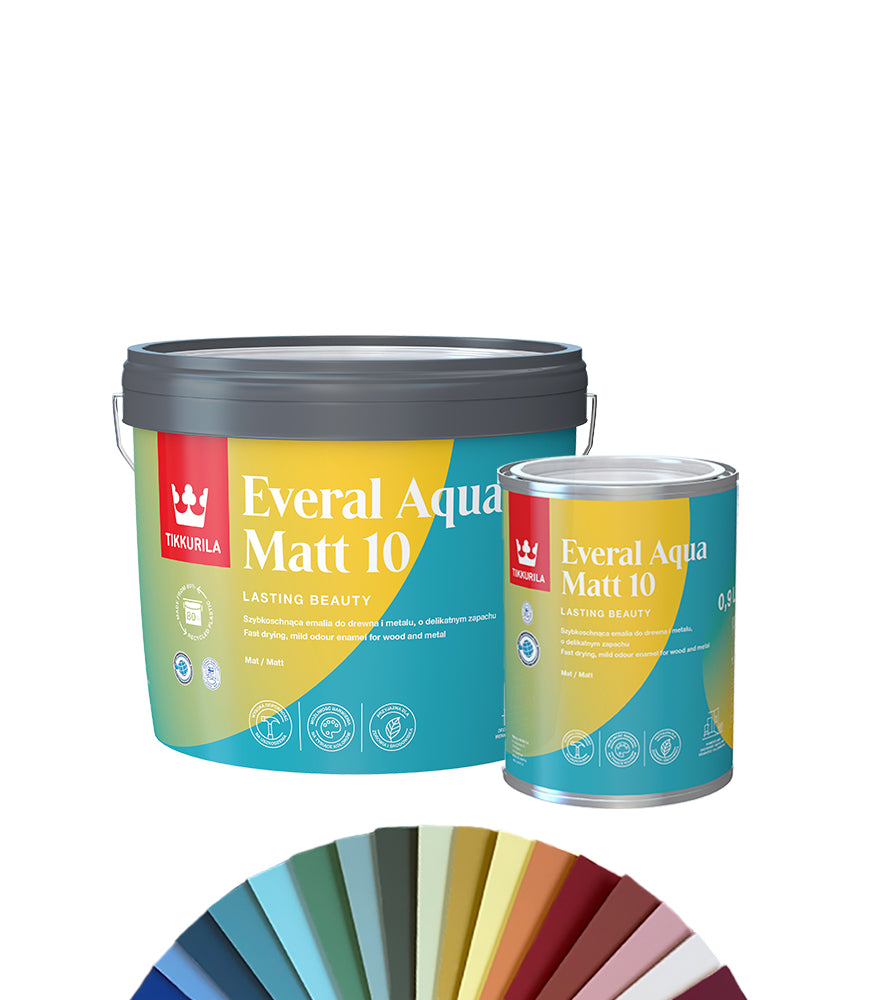 Tikkurila Everal Aqua Matt 10 - Tinted Colour Match