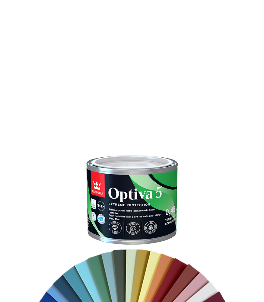 Tikkurila Optiva Matt 5 - 500ml - Tinted Mixed Colour