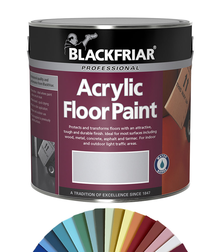 Blackfriar Professional Acrylic Floor Paint - 5 litre - Tinted Colour Match