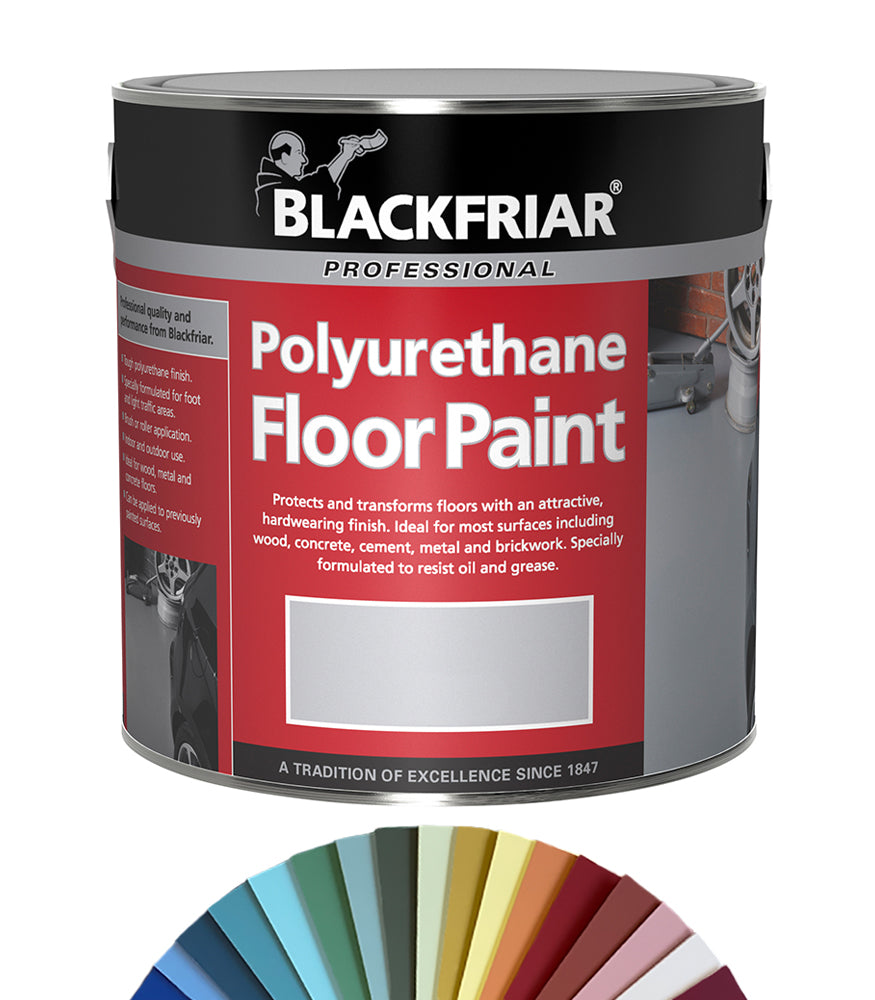 Blackfriar Professional Polyurethane Floor Paint - 5 Litre - Tinted Colour Match