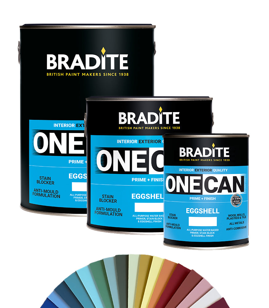 Bradite One Can Eggshell OC64 Multi-Surface Paint - Tinted Colour Match