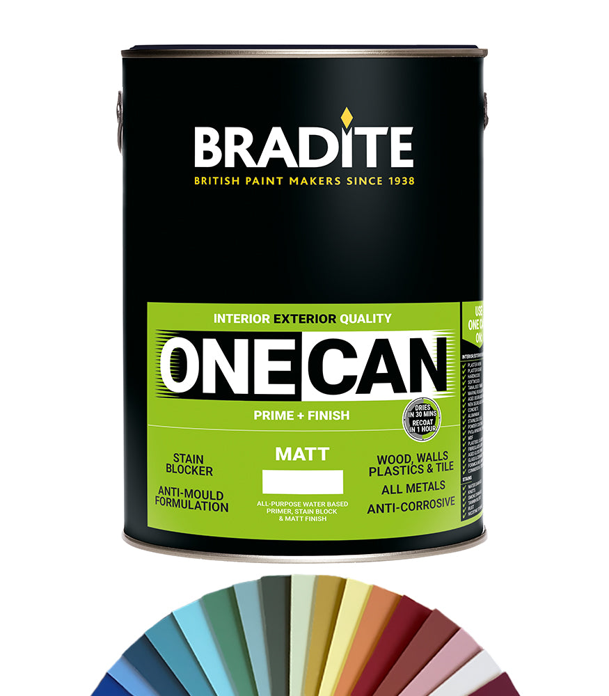 Bradite One Can Matt OC63 - 5L - Tinted Colour Match