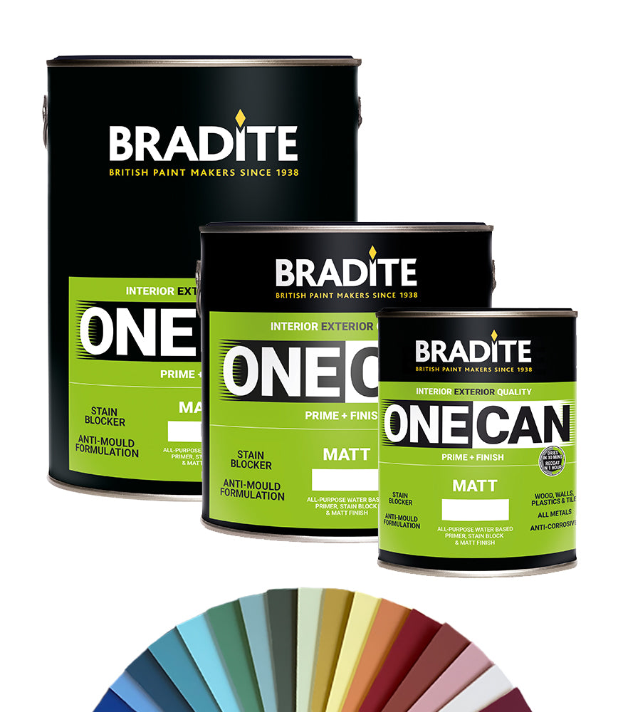 Bradite One Can Matt OC63 Multi-Surface Paint - Tinted Colour Match