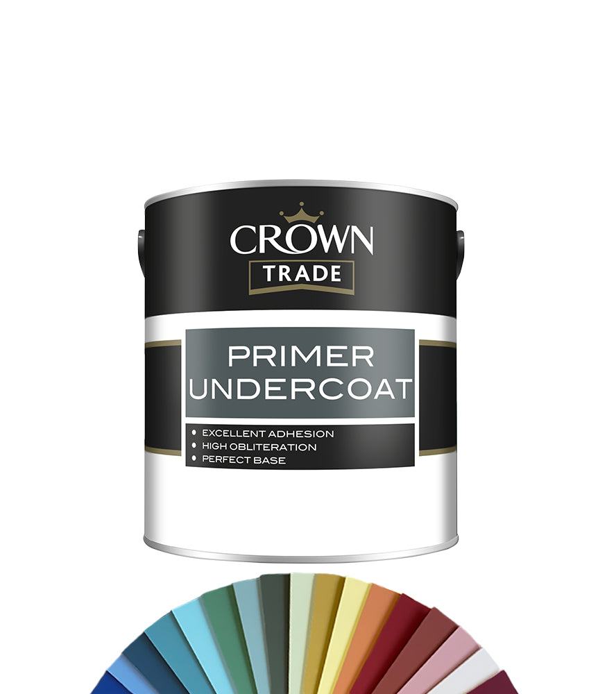 Crown Trade Primer Undercoat - 2.5L - Tinted Colour Match