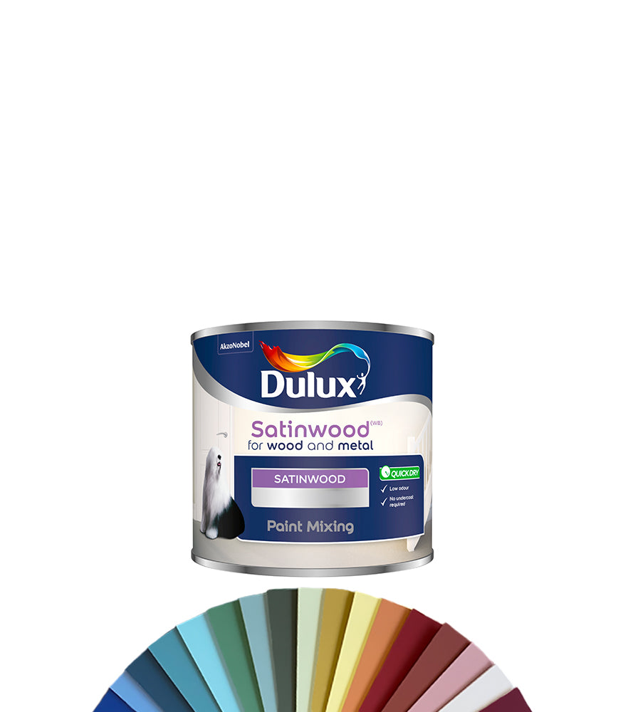 Dulux Satinwood Paint - 500ml - Tinted Colour Match