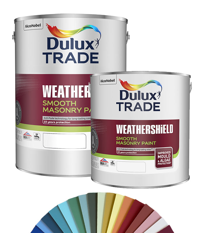 Dulux Trade Weathershield Smooth Masonry Paint - Tinted Colour Match