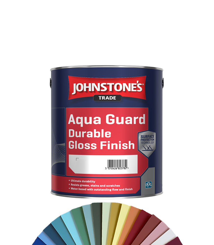 Johnstones Trade Aqua Guard Durable Gloss 2.5L - Tinted Colour Match