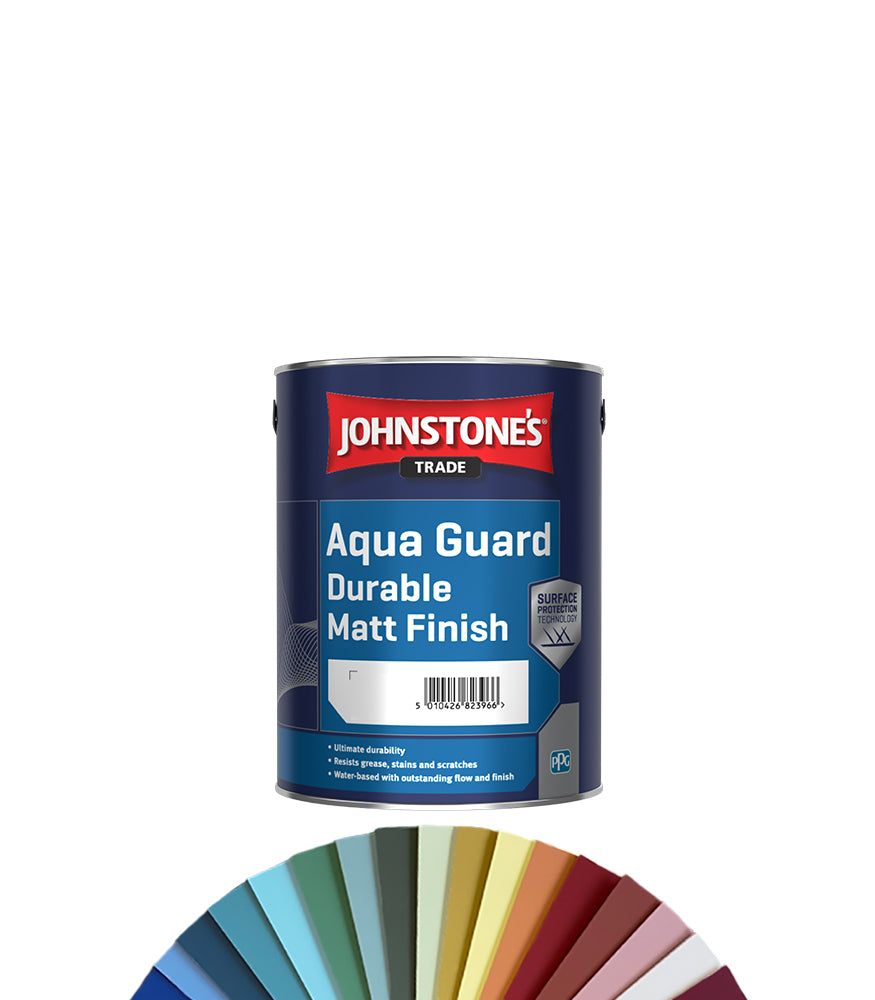 Johnstones Trade Aqua Guard Durable Matt 1L - Tinted Colour Match