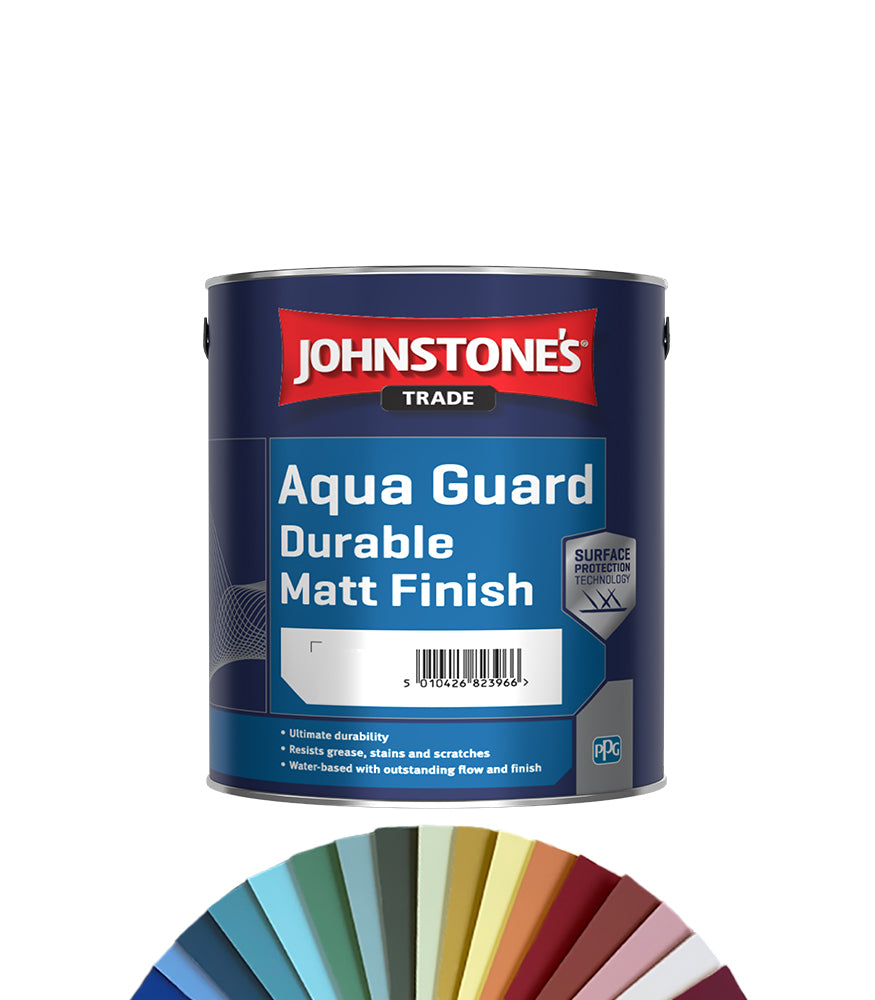 Johnstones Trade Aqua Guard Durable Matt 2.5L - Tinted Colour Match