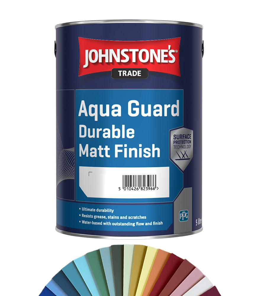 Johnstones Trade Aqua Guard Durable Matt 5L - Tinted Colour Match