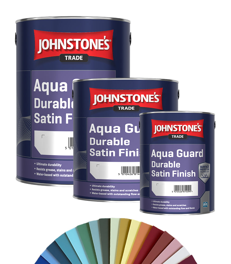 Johnstone's Aqua Guard Durable Satin Finish Paint - Tinted Colour Match