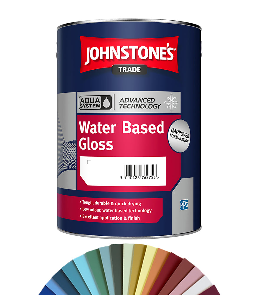 Johnstones Trade Aqua Water Based Gloss 5L - Tinted Colour Match