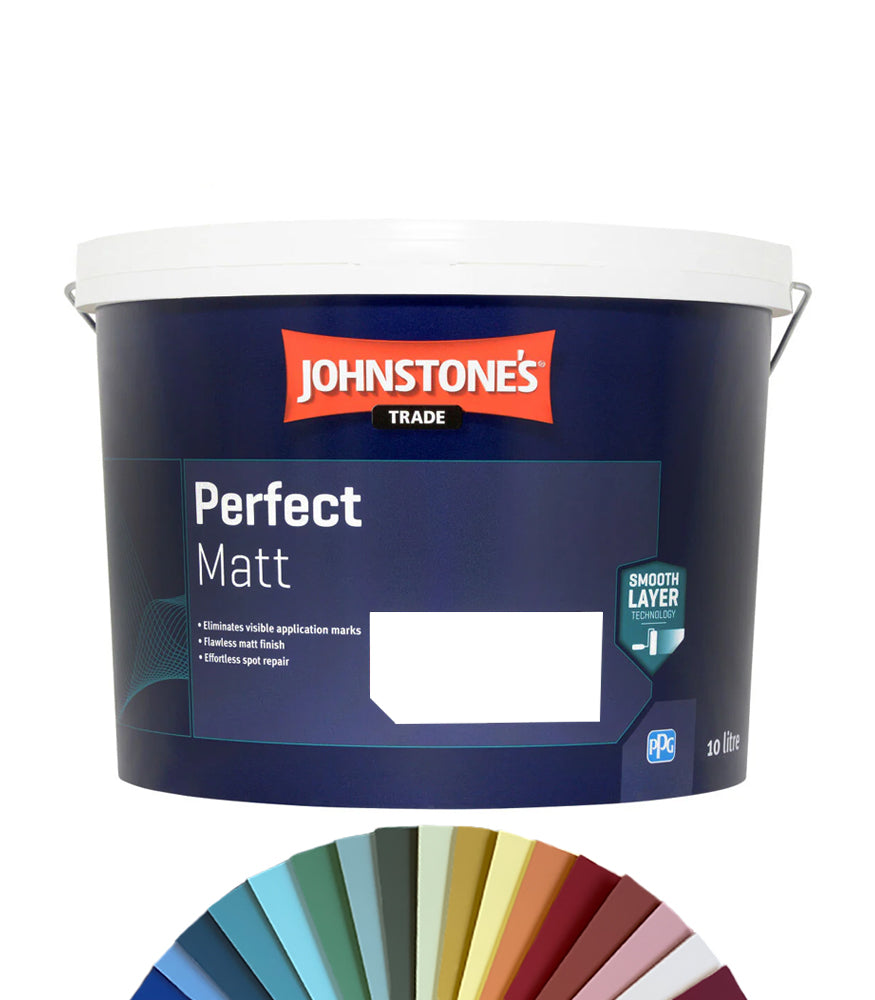 Johnstones Trade Perfect Matt 10L - Tinted Colour Match