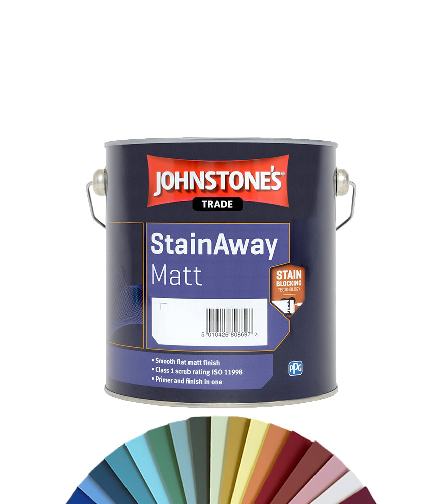 Johnstones Trade Stainaway Matt 2.5L - Tinted Colour Match