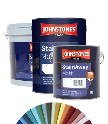 Johnstone's Trade StainAway Matt Paint - Tinted Colour Match