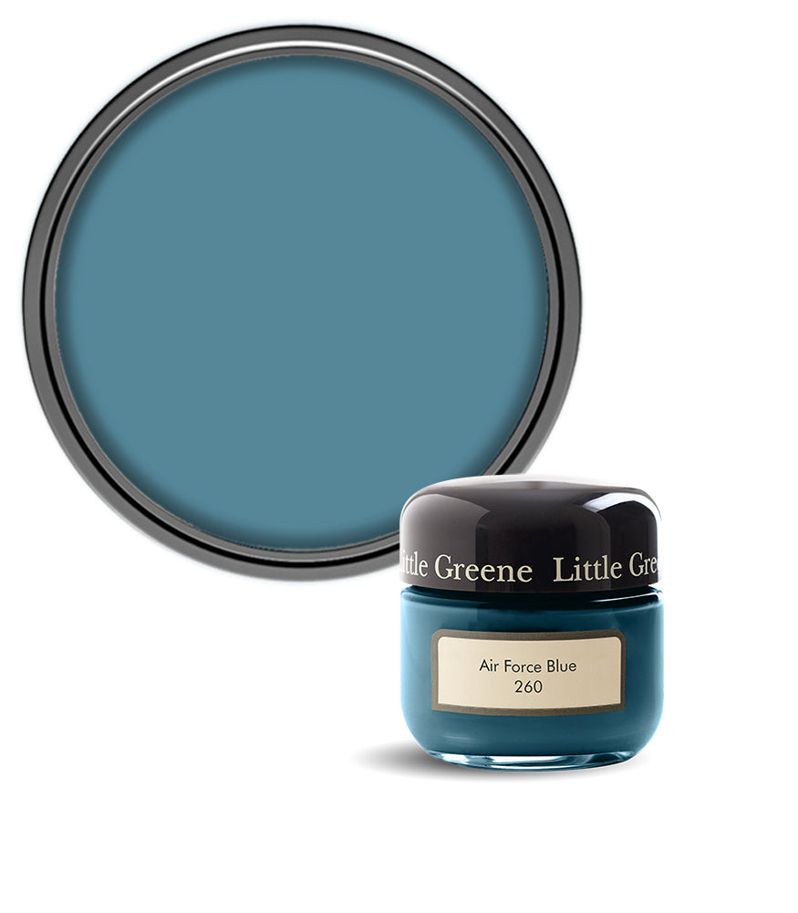 Little Greene Absolute Matt Emulsion Sample Pot - Air Force Blue 260 - 60ml