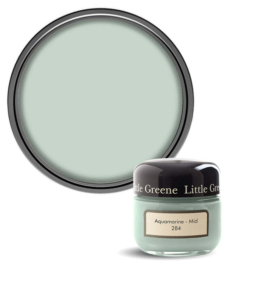 Little Greene Absolute Matt Emulsion Sample Pot - Aquamarine - Mid 284 - 60ml