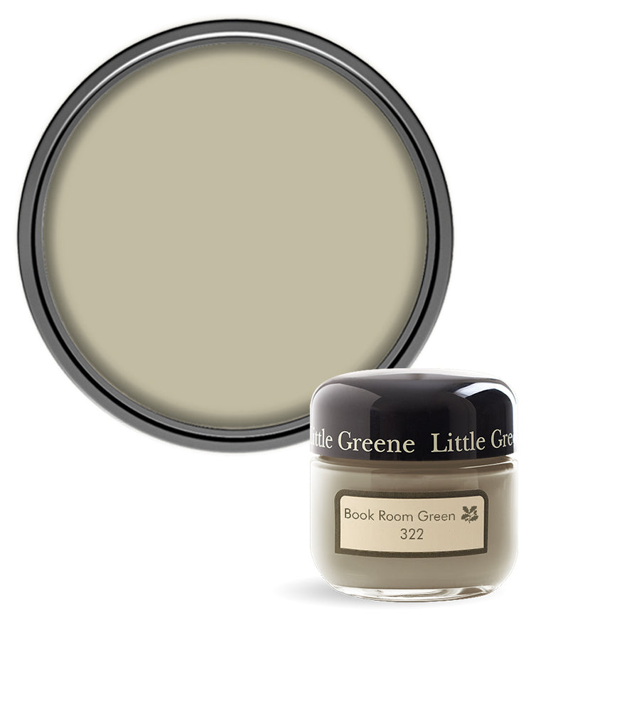 Little Greene Absolute Matt Emulsion Sample Pot - Book Room Green 322 - 60ml