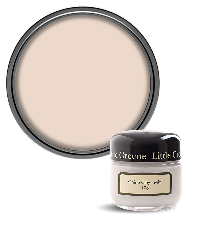 Little Greene Absolute Matt Emulsion Sample Pot - China Clay - Mid 176 - 60ml