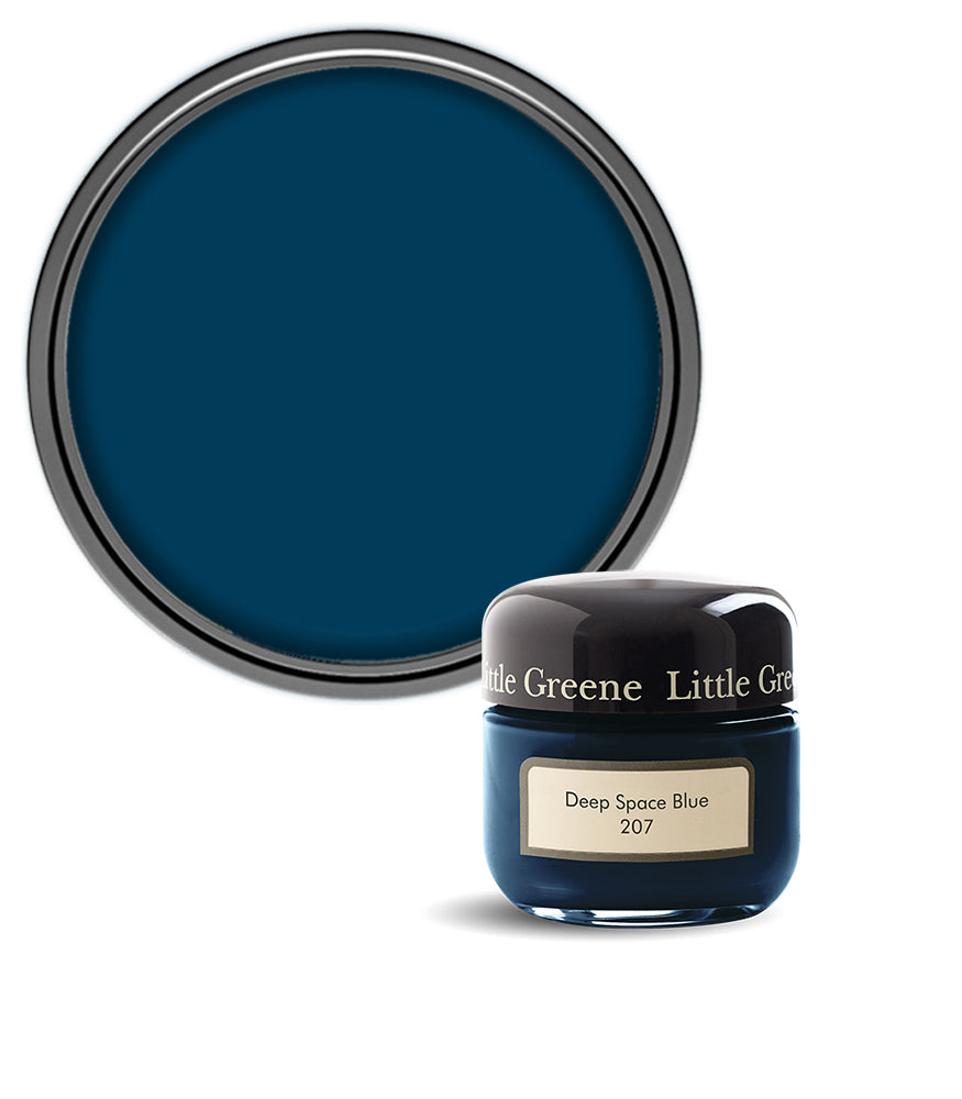Little Greene Absolute Matt Emulsion Sample Pot - Deep Space Blue 207 - 60ml