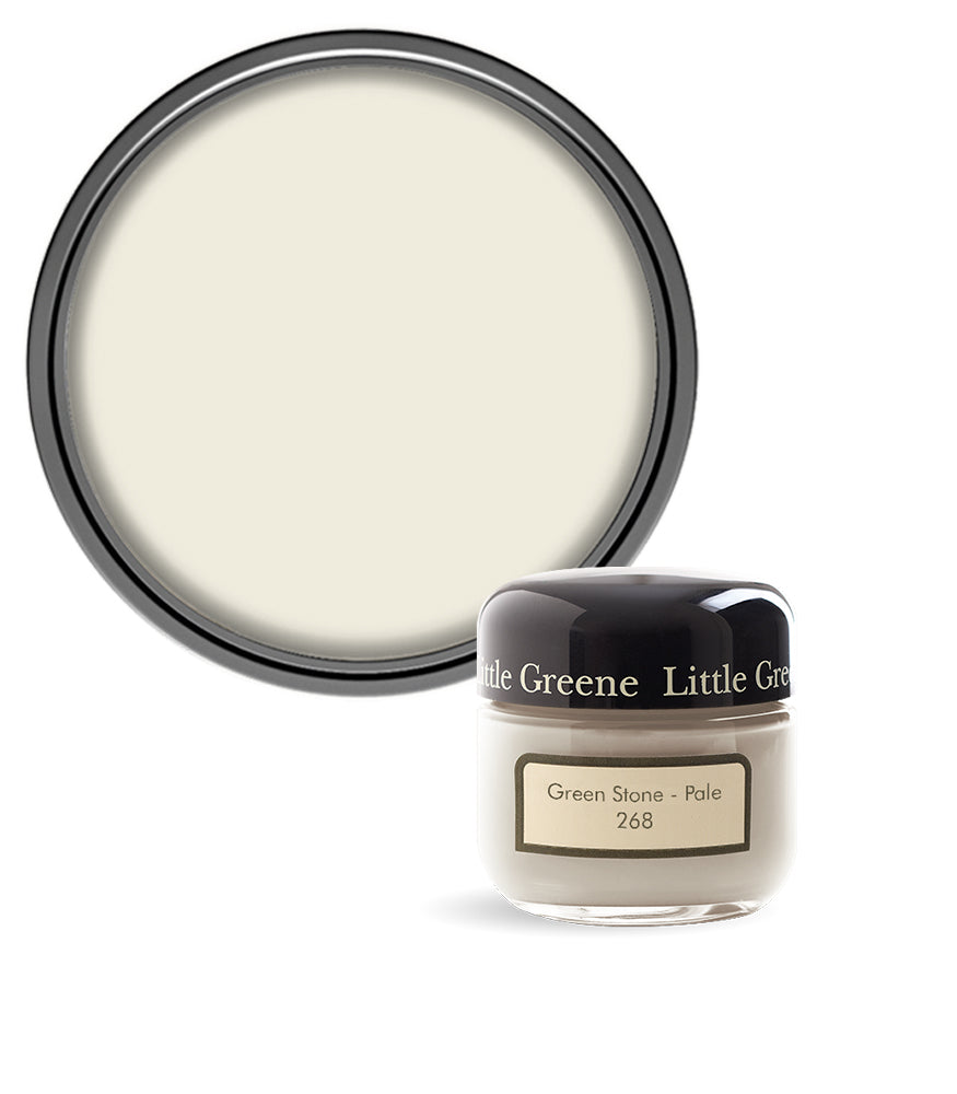 Little Greene Absolute Matt Emulsion Sample Pot - Green Stone - Pale 268 - 60ml