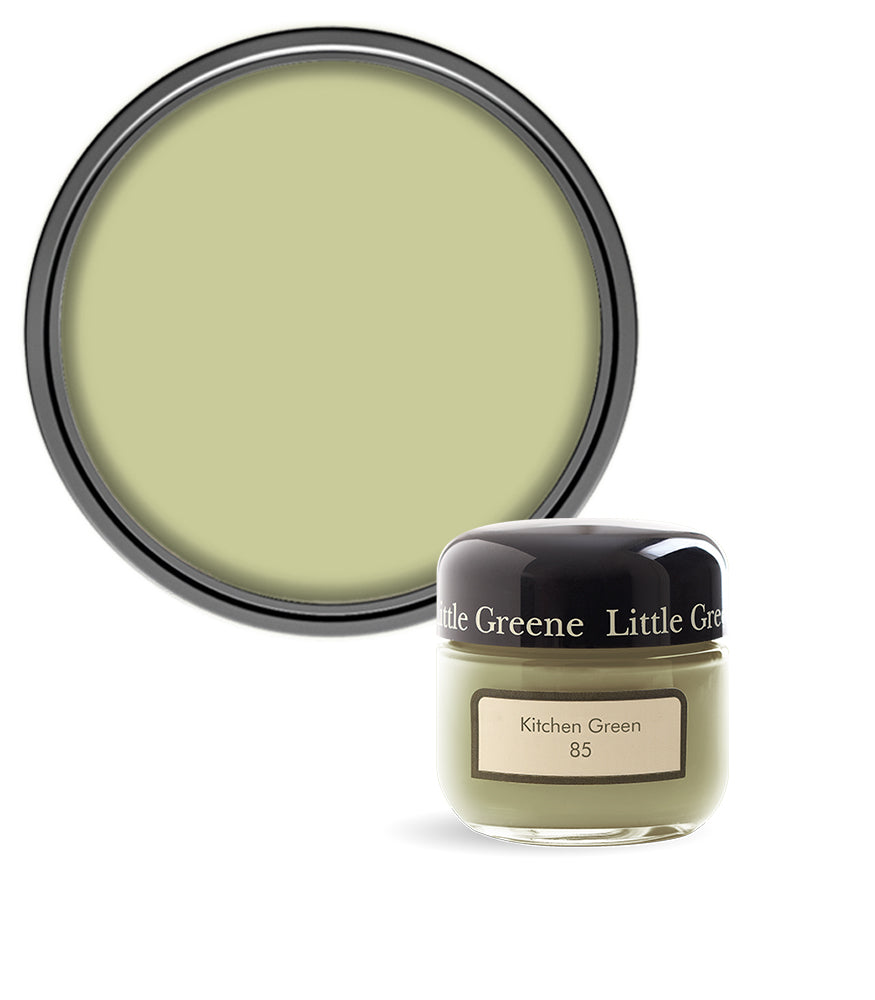 Little Greene Absolute Matt Emulsion Sample Pot - Kitchen Green 85 - 60ml