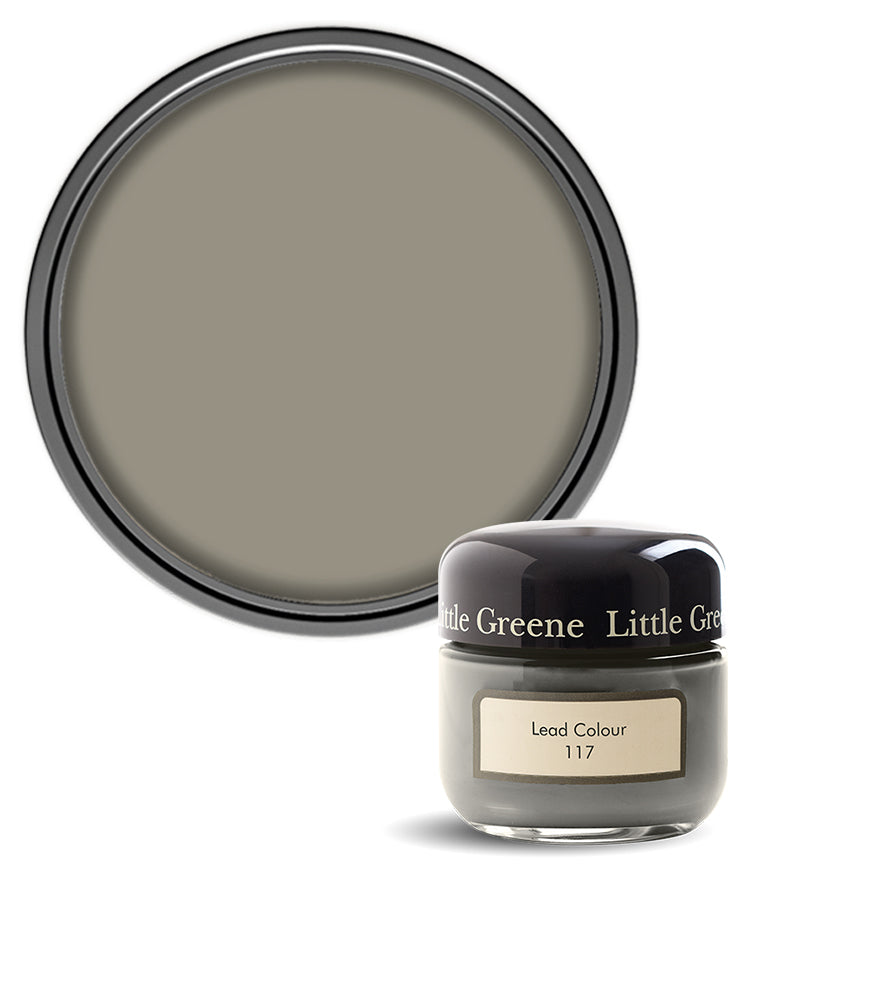 Little Greene Absolute Matt Emulsion Sample Pot - Lead Colour 117 - 60ml