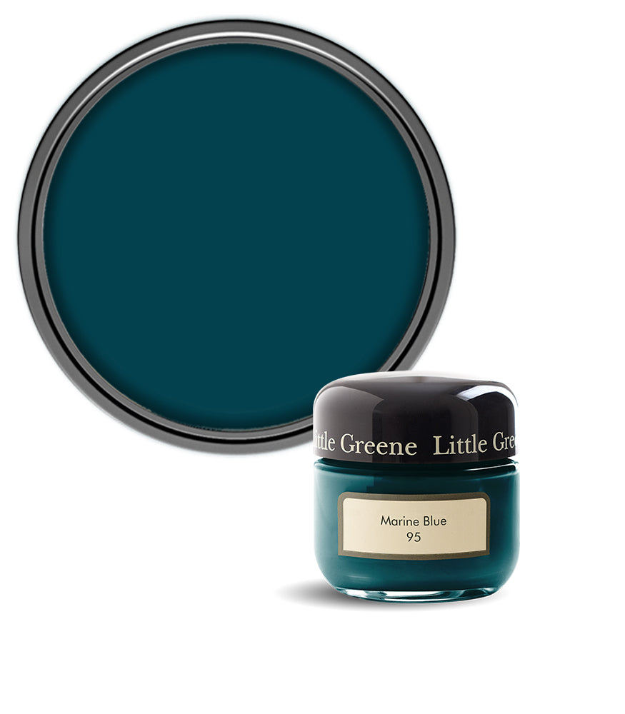 Little Greene Absolute Matt Emulsion Sample Pot - Marine Blue 95 - 60ml