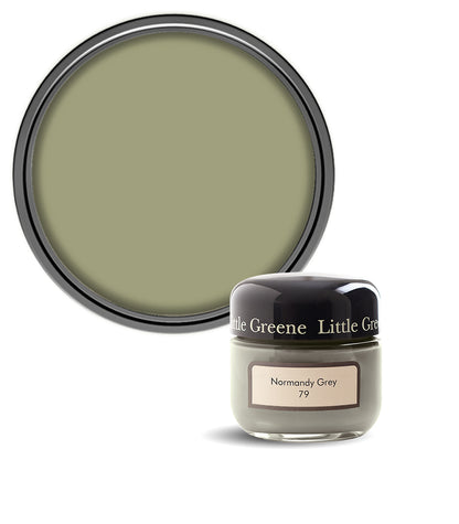 Little Greene Absolute Matt Emulsion Sample Pot - Normandy Grey 79 - 60ml