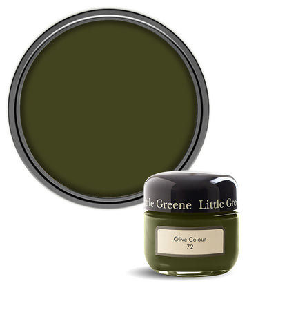 Little Greene Absolute Matt Emulsion Sample Pot - Olive Colour 72 - 60ml