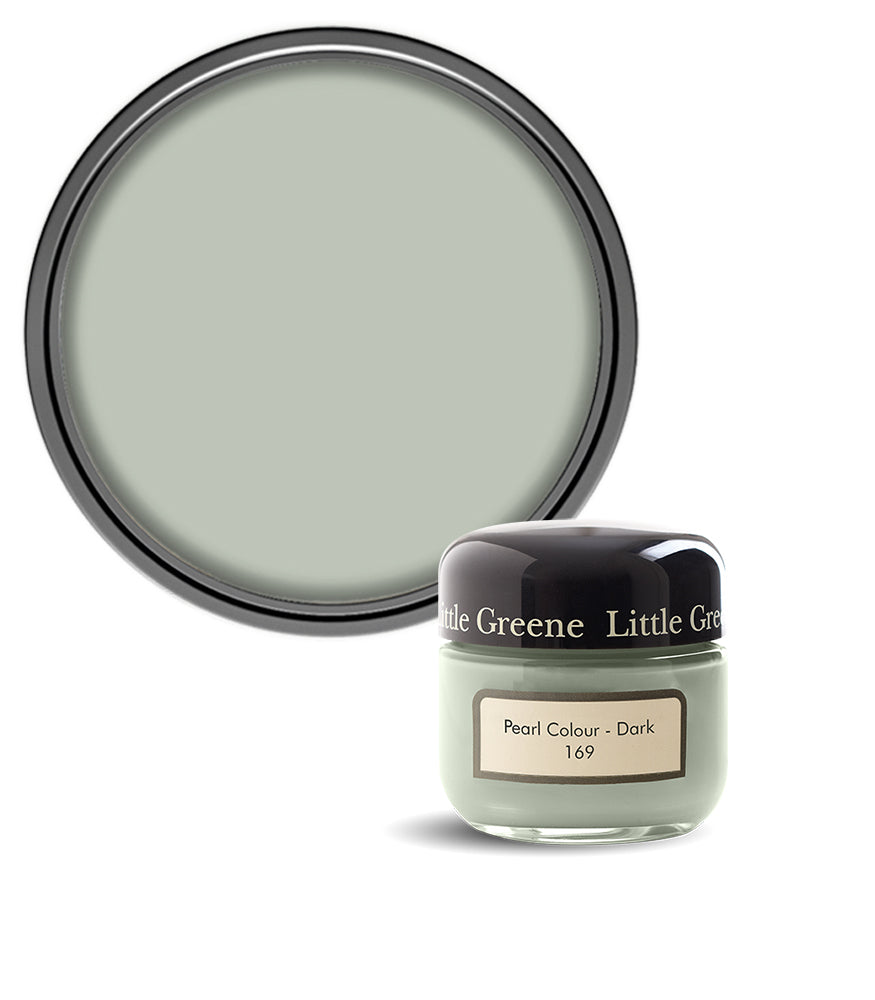 Little Greene Absolute Matt Emulsion Sample Pot - Pearl Colour - Dark 169 - 60ml