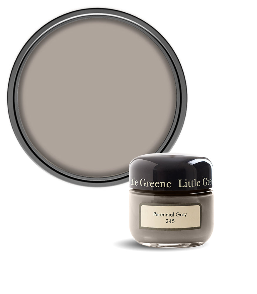 Little Greene Absolute Matt Emulsion Sample Pot - Perennial Grey 245 - 60ml