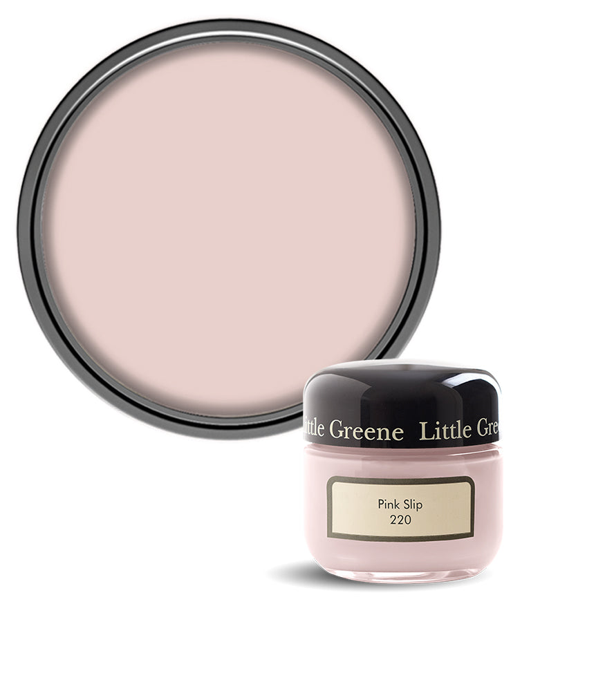 Little Greene Absolute Matt Emulsion Sample Pot - Pink Slip 220 - 60ml