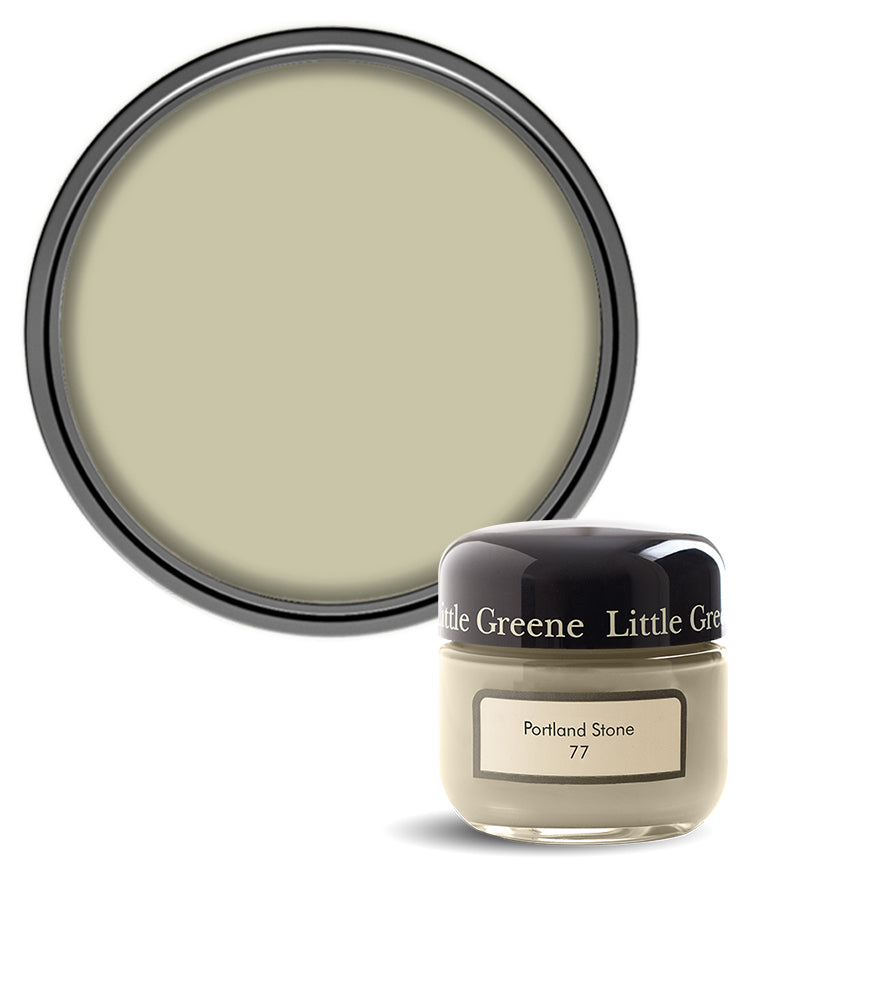 Little Greene Absolute Matt Emulsion Sample Pot - Portland Stone 77 - 60ml
