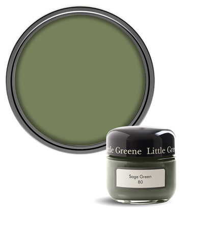 Little Greene Absolute Matt Emulsion Sample Pot - Sage Green 80 - 60ml