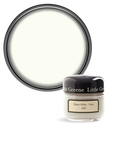 Little Greene Absolute Matt Emulsion Sample Pot - Silent White - Pale 328 - 60ml