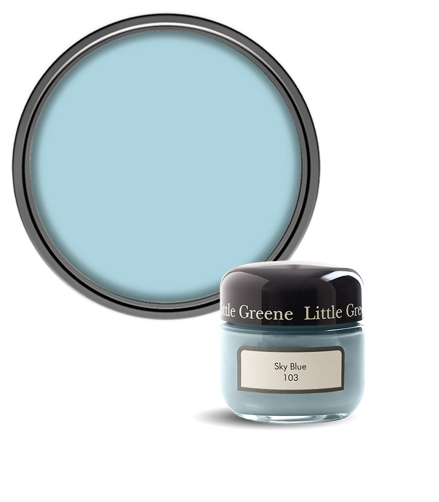 Little Greene Absolute Matt Emulsion Sample Pot - Sky Blue 103 - 60ml