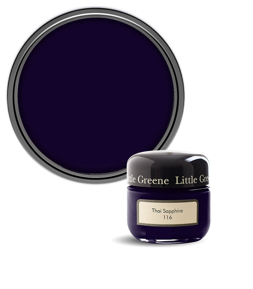 Little Greene Absolute Matt Emulsion Sample Pot - Thai Sapphire 116 - 60ml