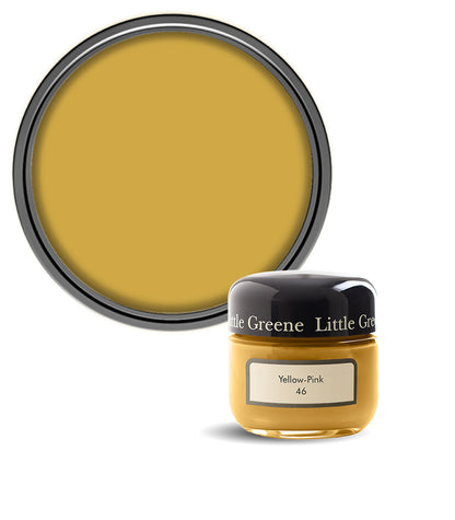 Little Greene Absolute Matt Emulsion Sample Pot - Yellow-Pink 46 - 60ml