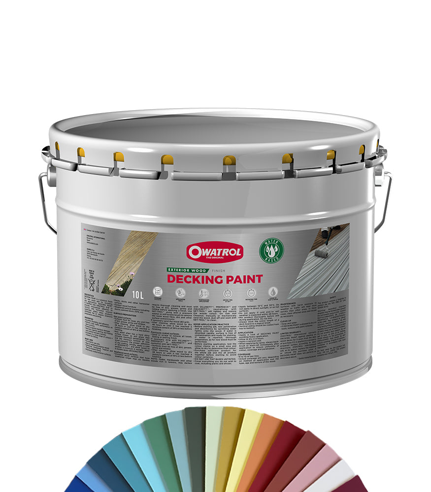 Owatrol Decking Paint Opaque - 10L - Tinted Colour Match