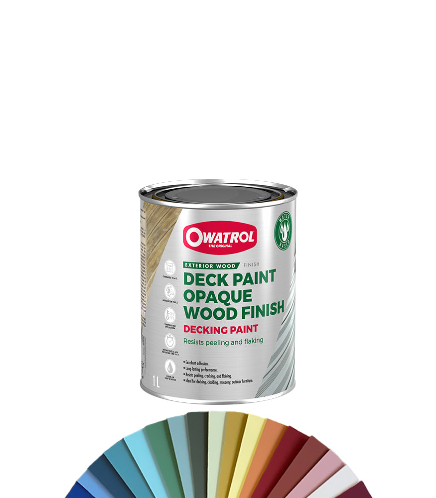 Owatrol Decking Paint Opaque - 1L - Tinted Colour Match